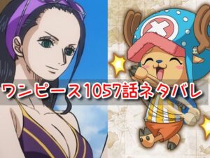 ワンピース　1057話　ネタバレ　考察　感想